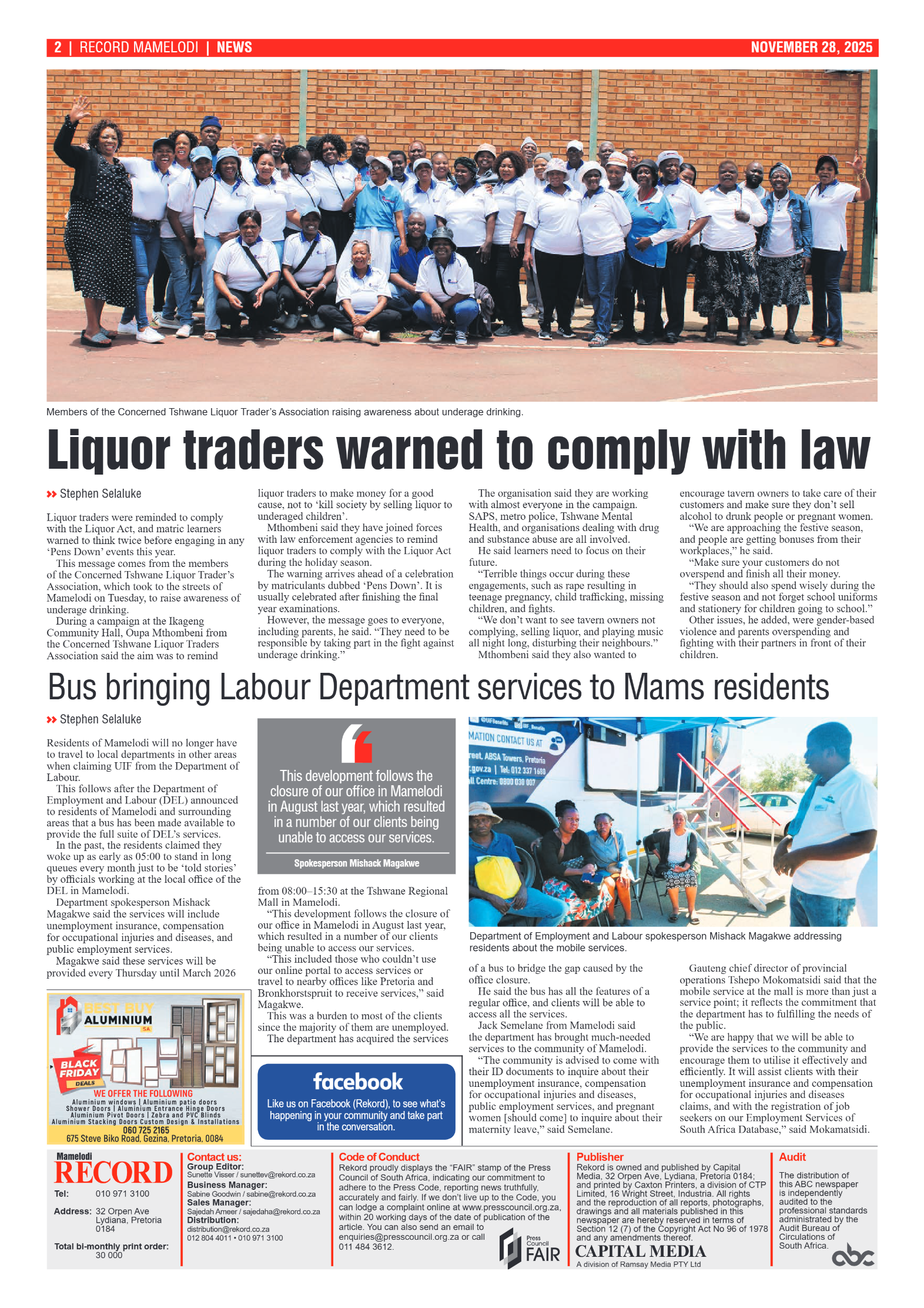 Rekord Mamelodi 28 November 2025 page 2