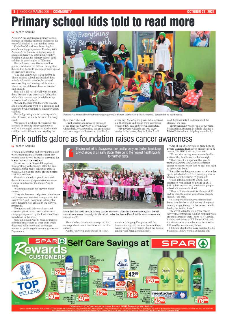 Rekord Mamelodi  28 October 2022 page 8
