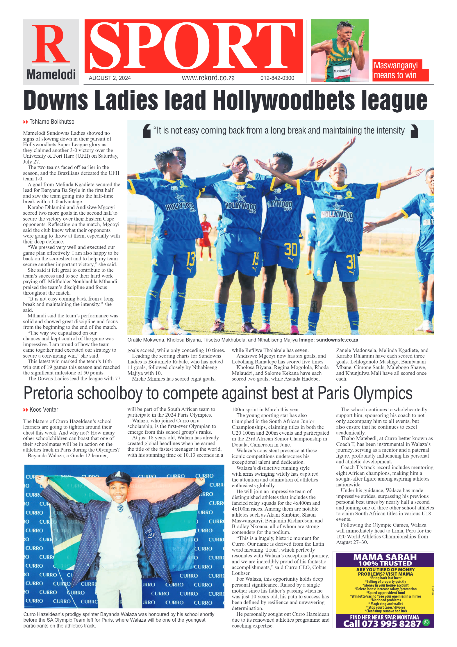 Rekord Mamelodi 2 August 2024 page 8