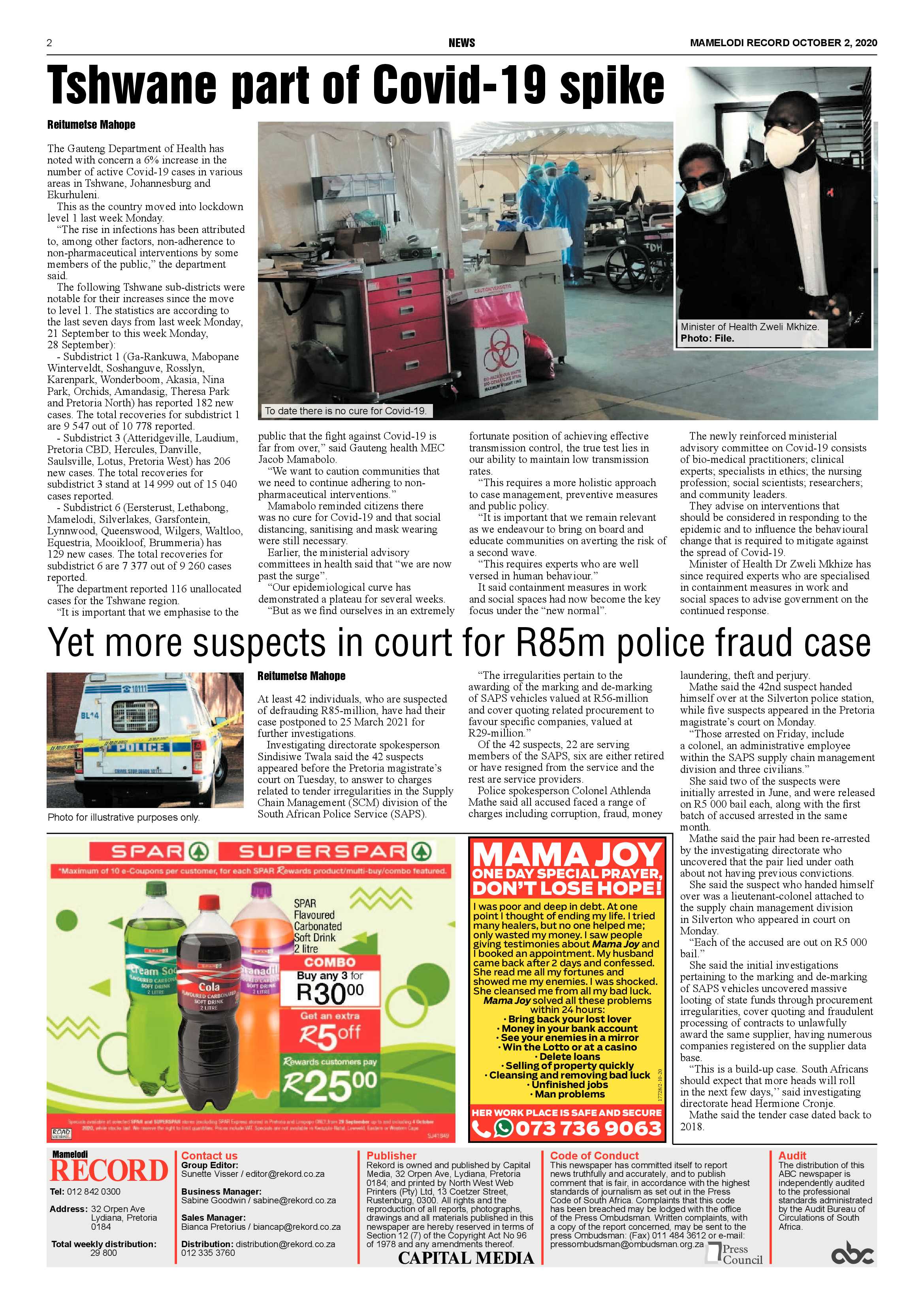 Rekord Mamelodi 2 October 2020 page 2
