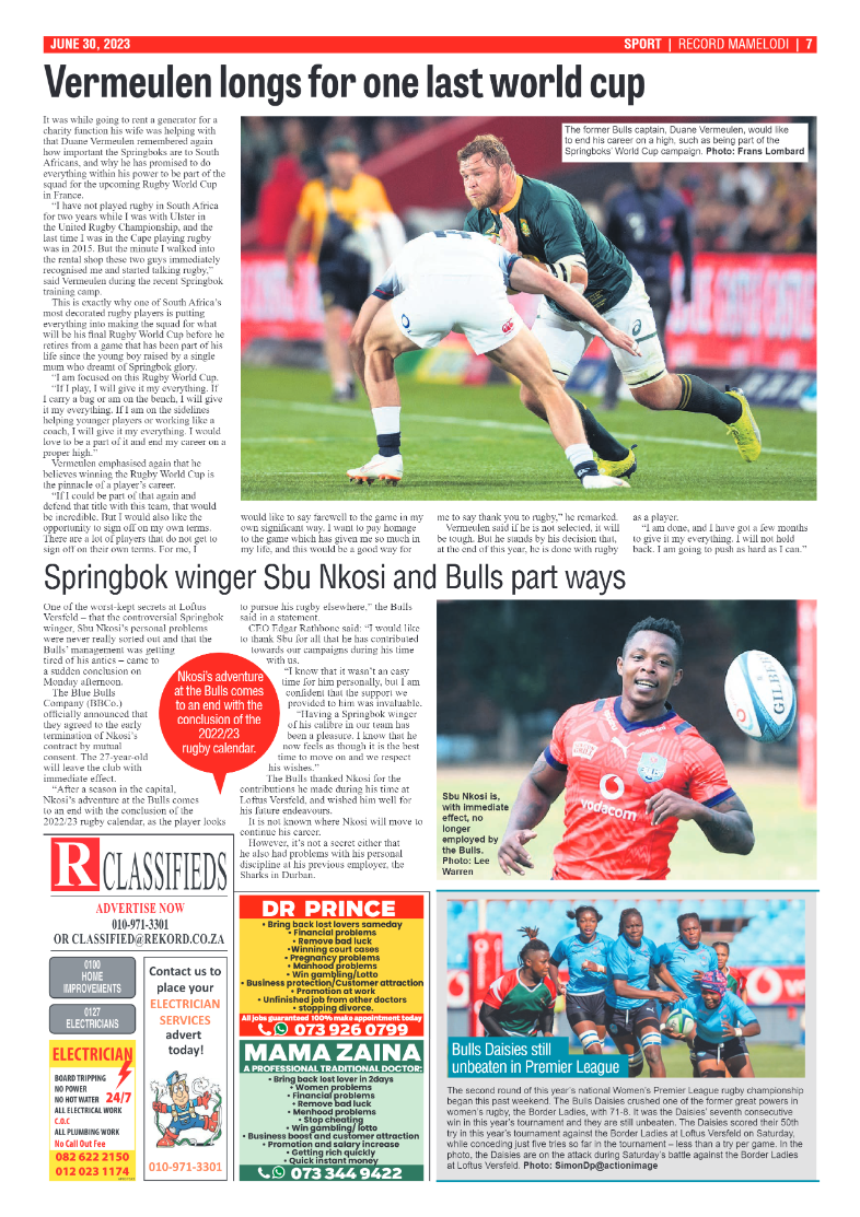 Rekord Mamelodi 30 June 2023 page 7
