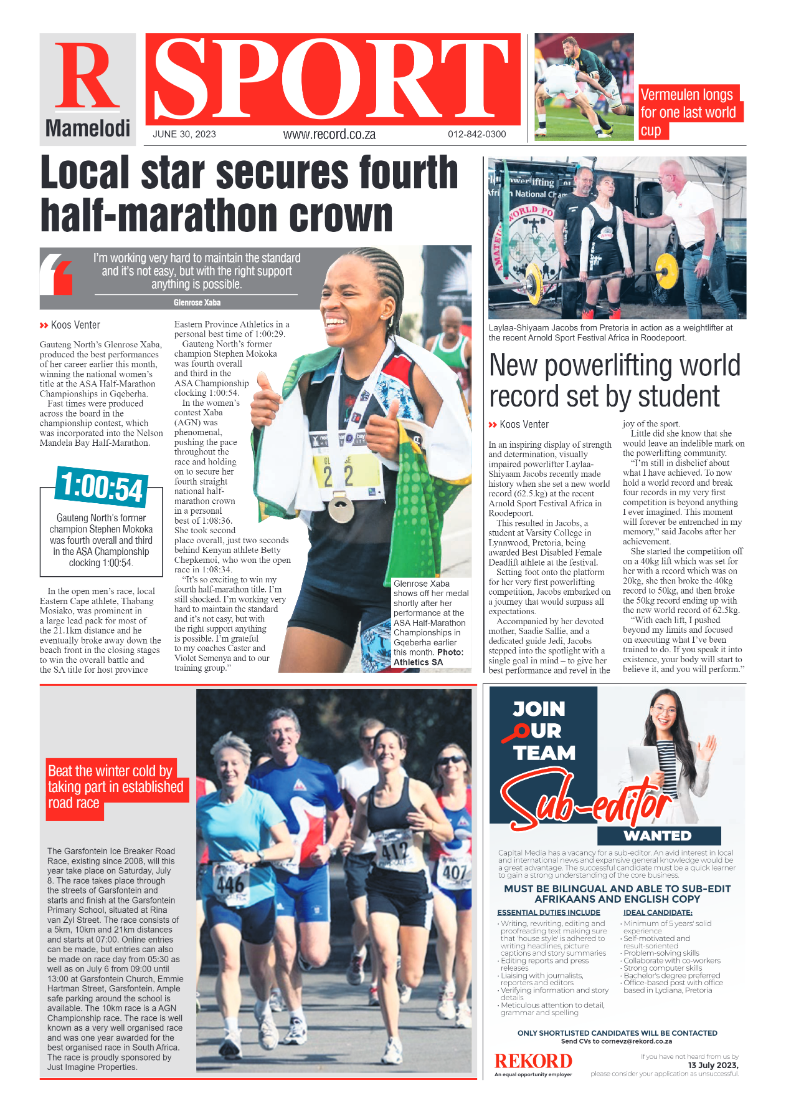 Rekord Mamelodi 30 June 2023 page 8