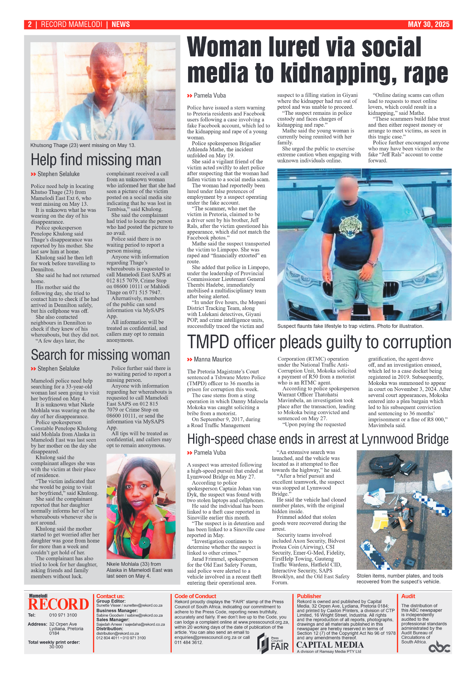 Rekord Mamelodi 30 May 2025 page 2