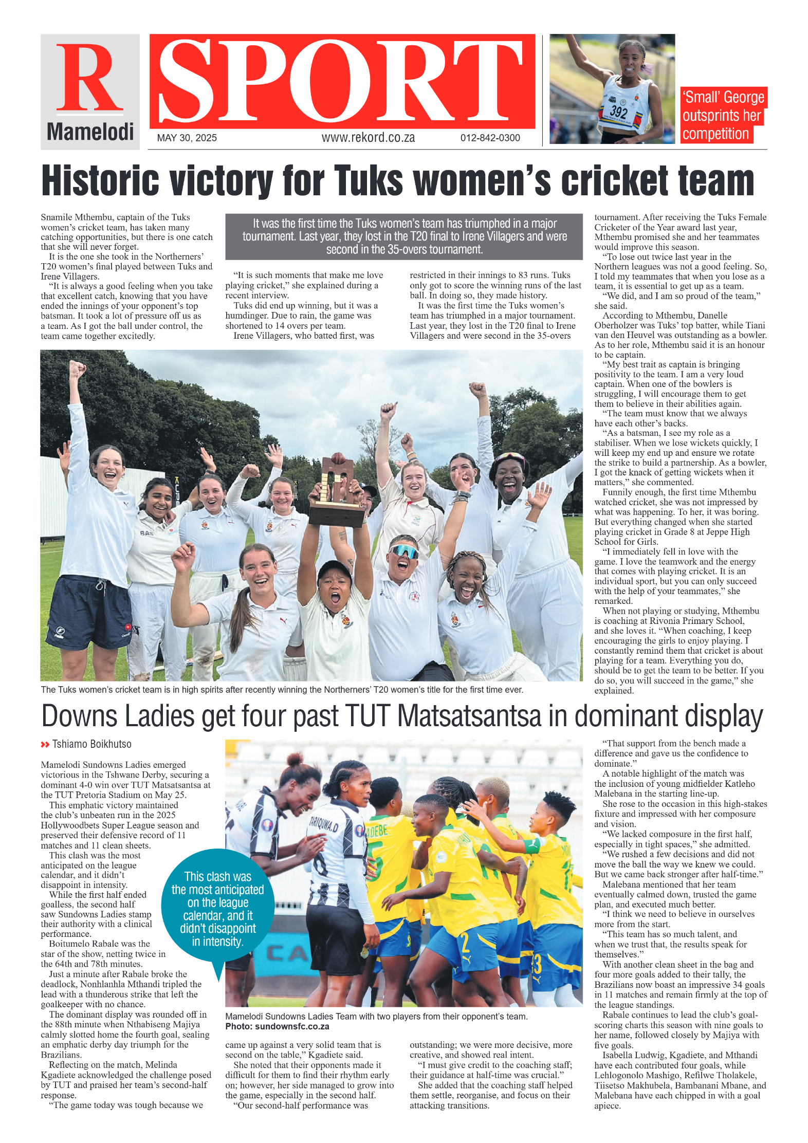 Rekord Mamelodi 30 May 2025 page 8