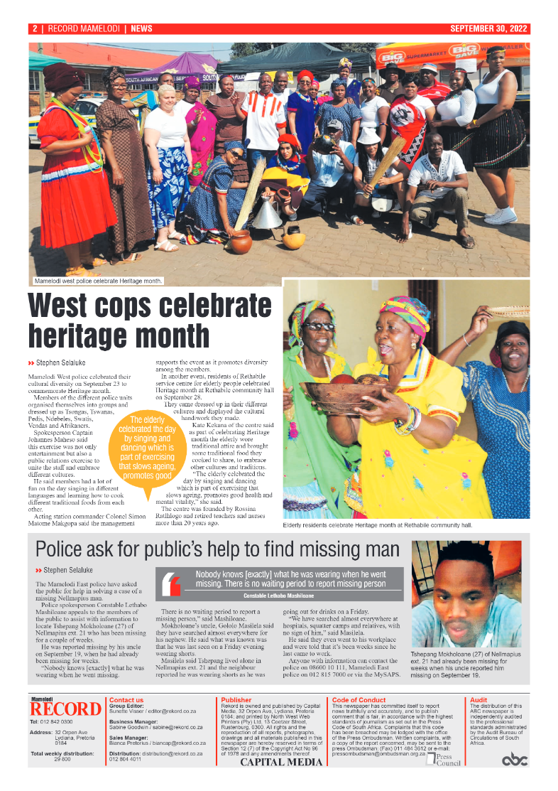Rekord Mamelodi 30 September 2022 page 2
