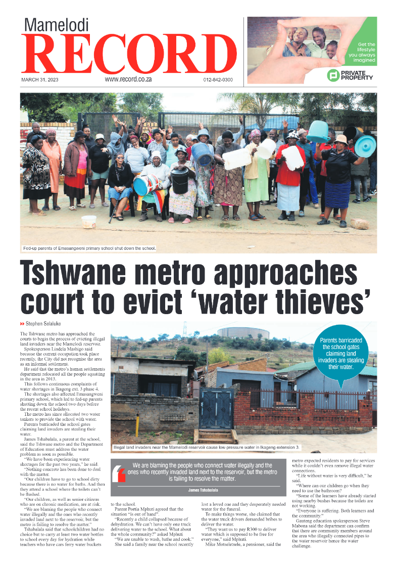 Rekord Mamelodi 31 March 2023 page 1