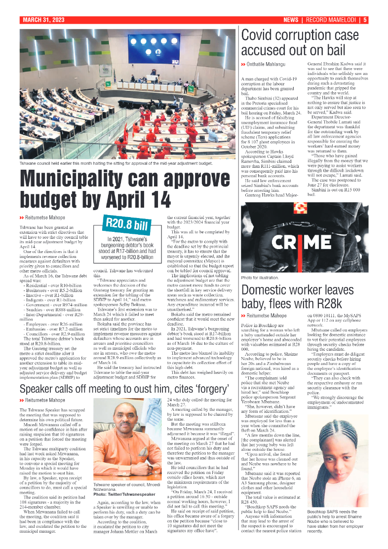 Rekord Mamelodi 31 March 2023 page 5
