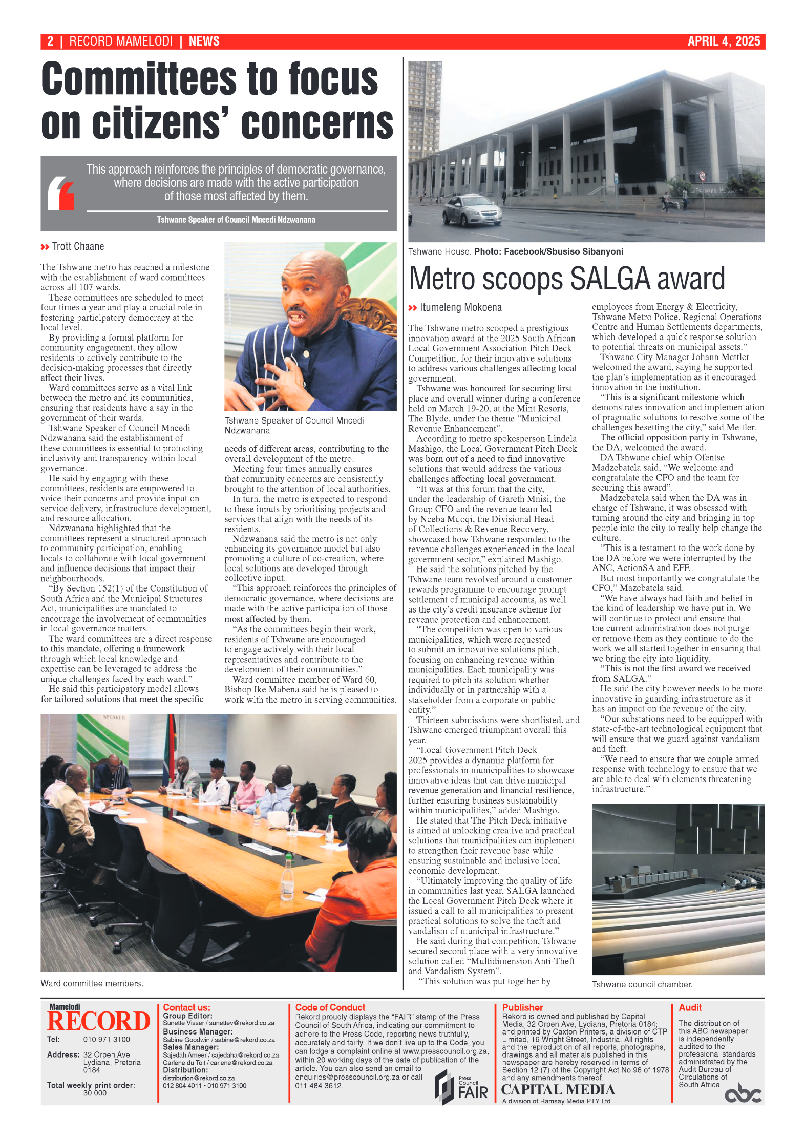 Rekord Mamelodi 4 April 2025 page 2