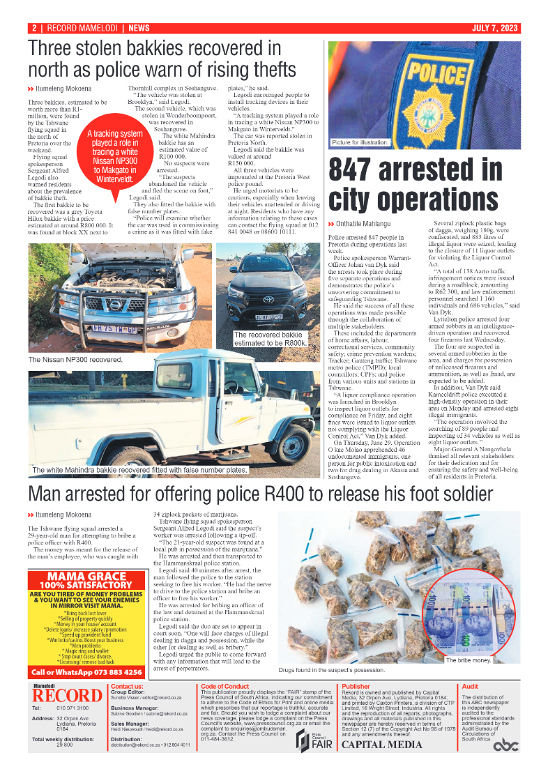 Rekord Mamelodi 7 July 2023 page 2