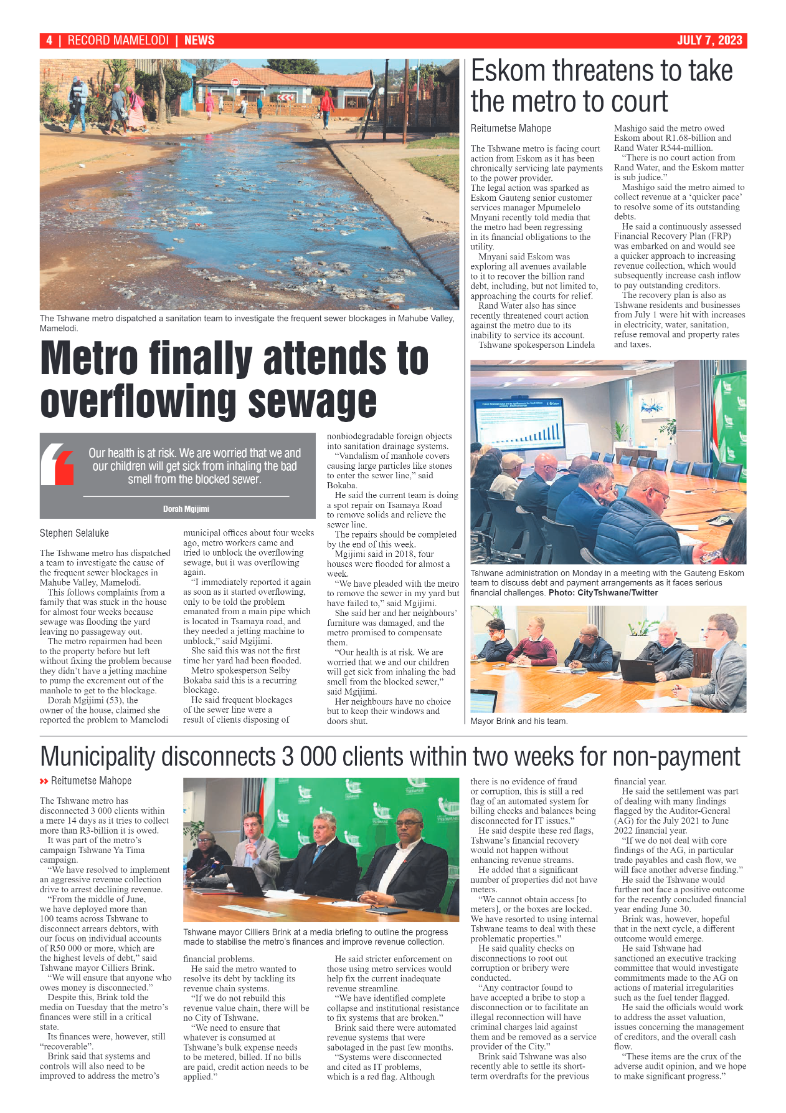 Rekord Mamelodi 7 July 2023 page 4