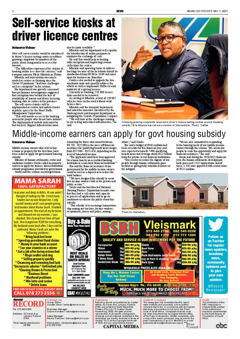 Rekord Mamelodi 7 May 2021 page 2