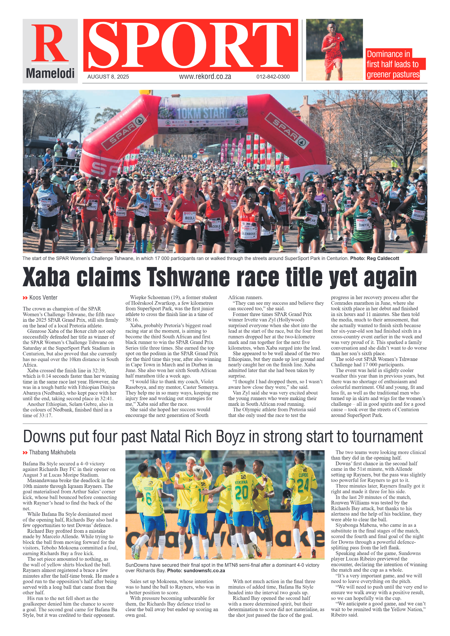 Rekord Mamelodi 8 August 2025 page 8