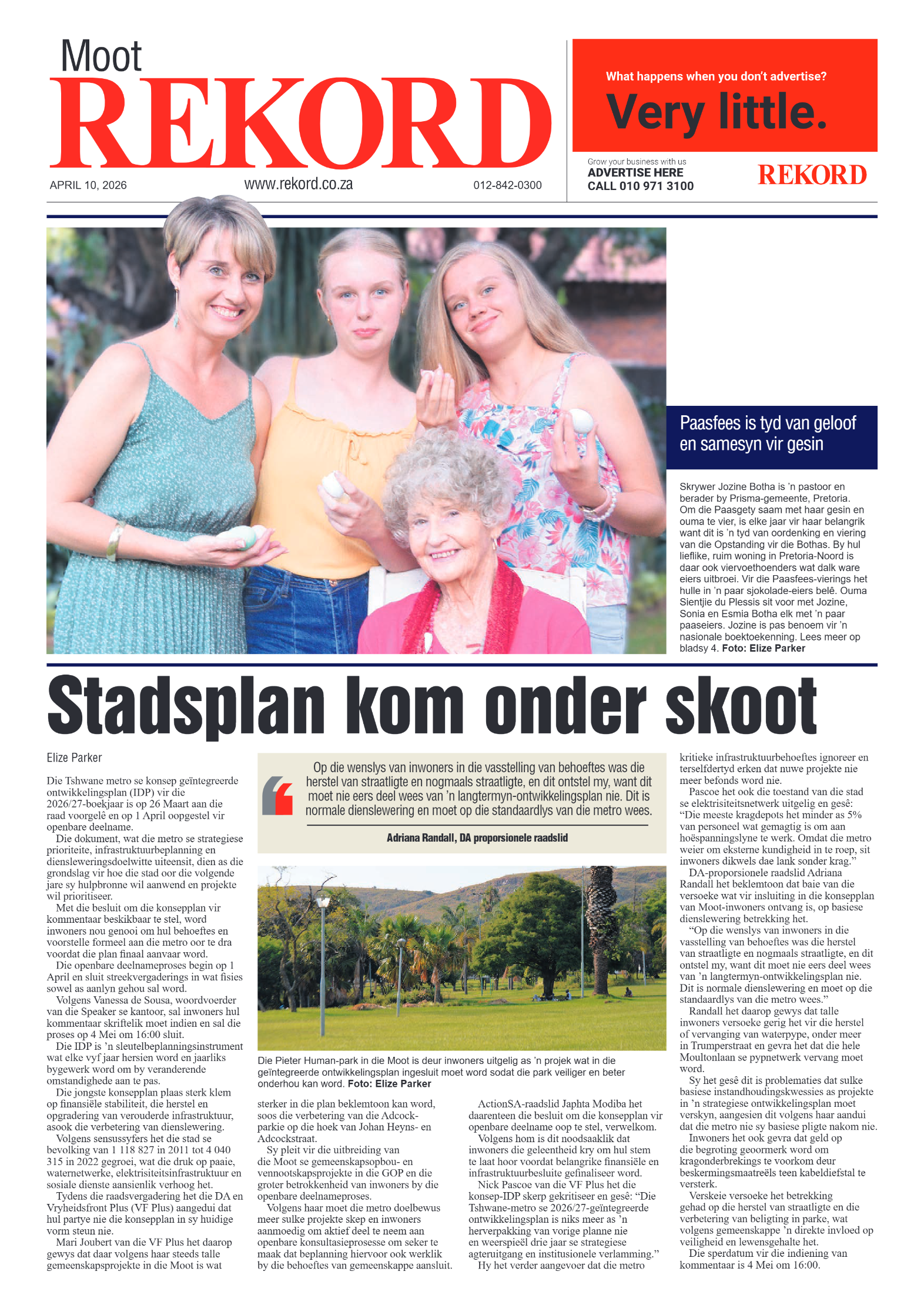 Rekord Moot 10 April 2026 page 1