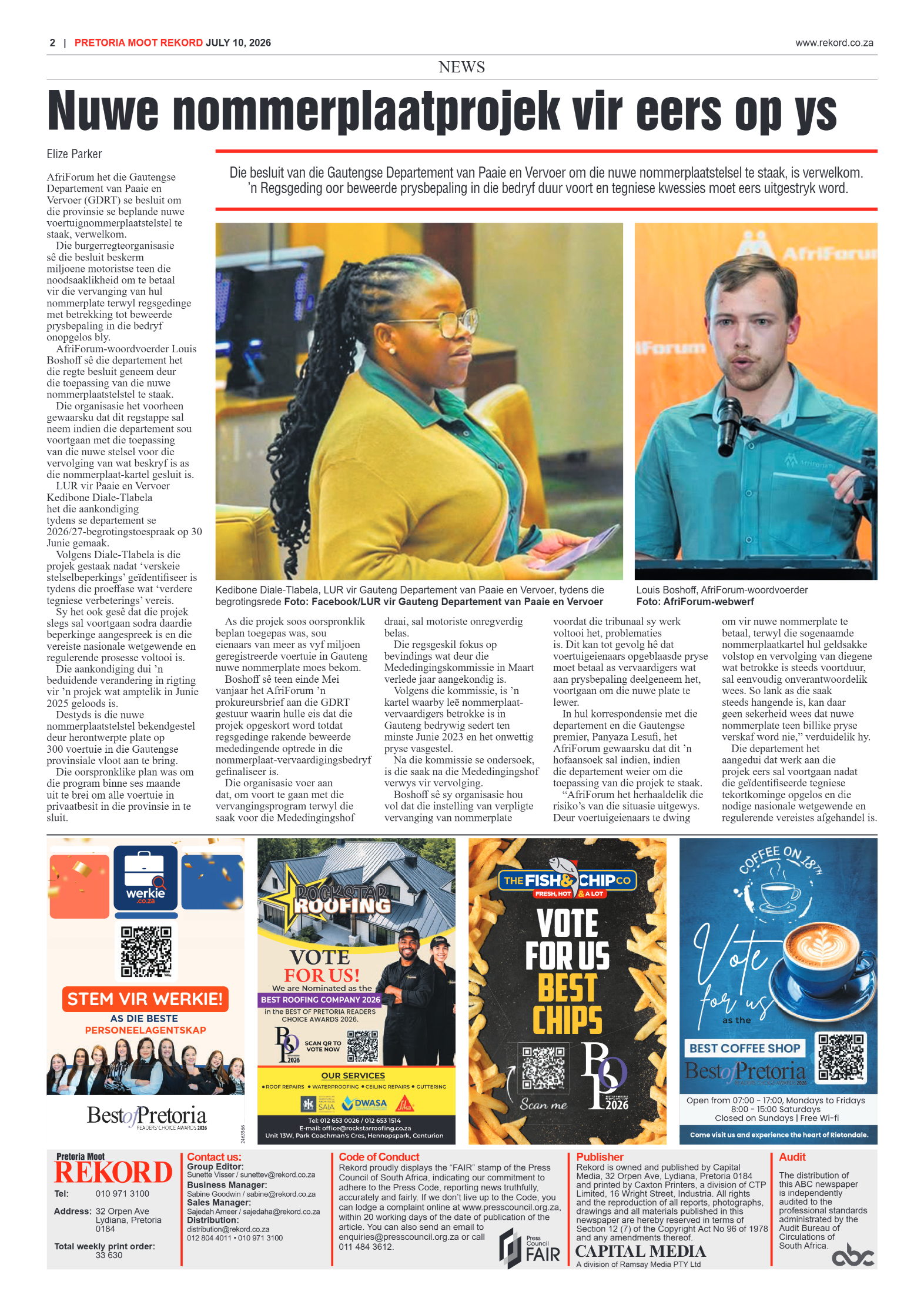 Rekord Moot 10 July 2026 page 2