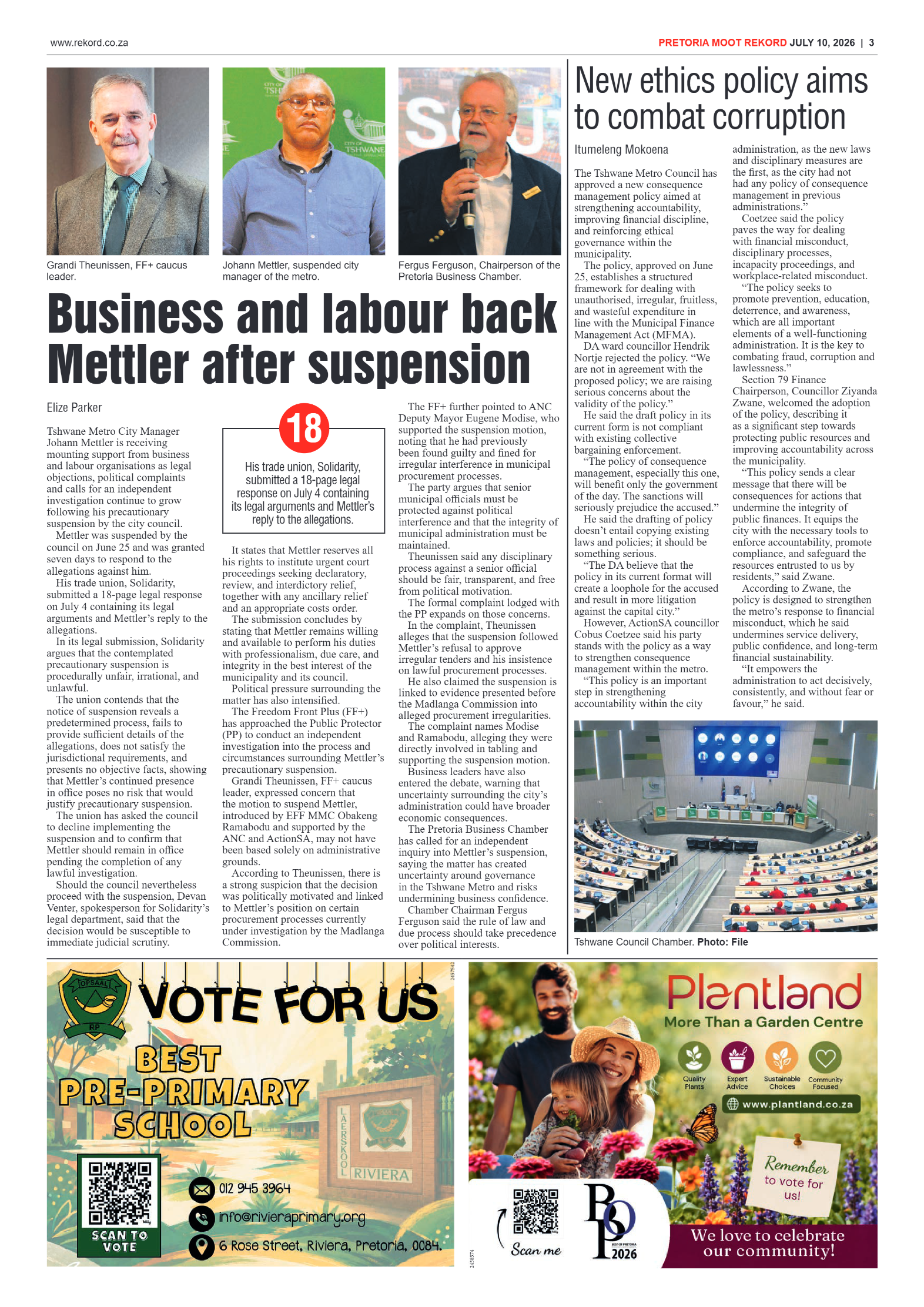 Rekord Moot 10 July 2026 page 3