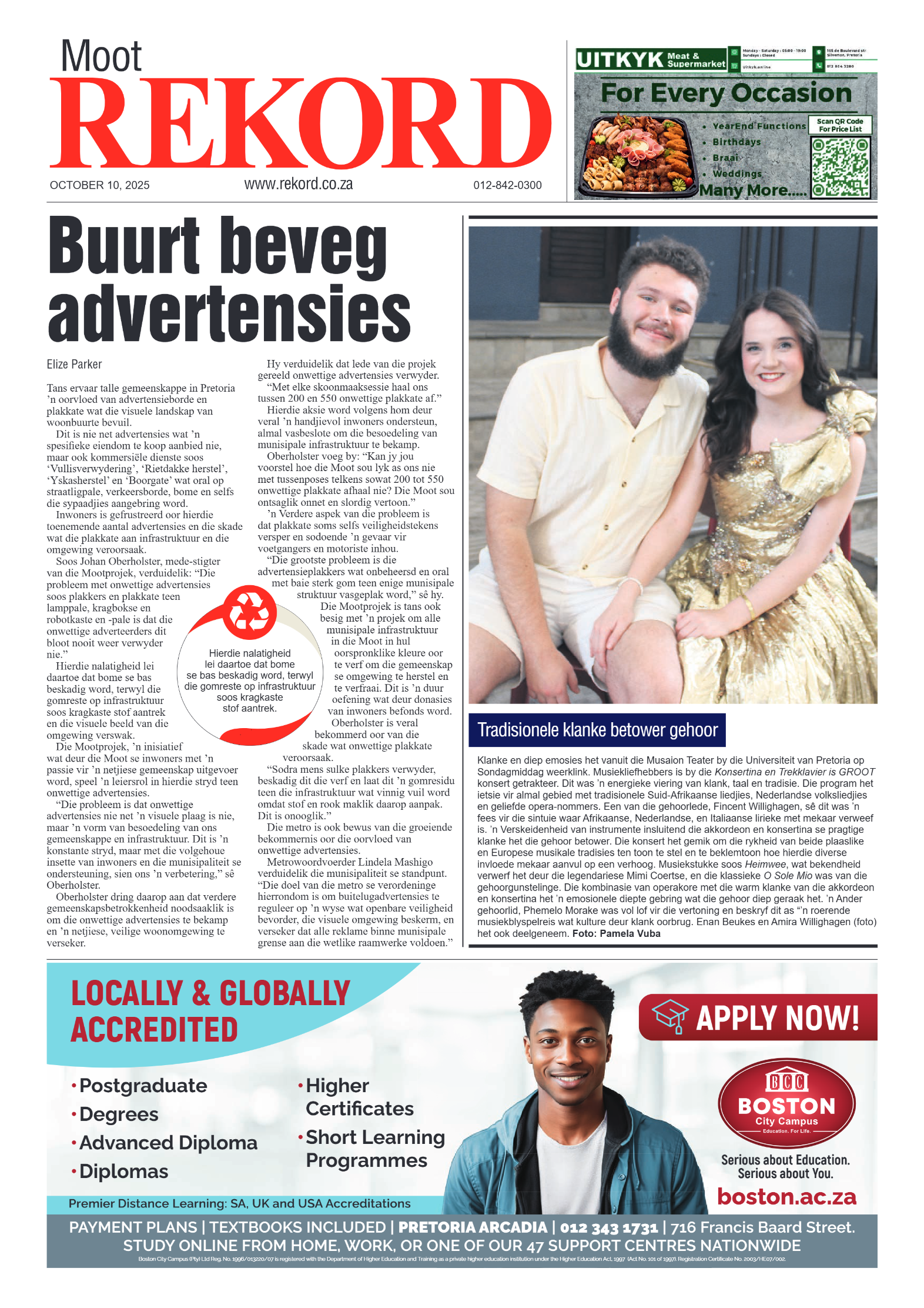Rekord Moot 10 October 2025 page 1