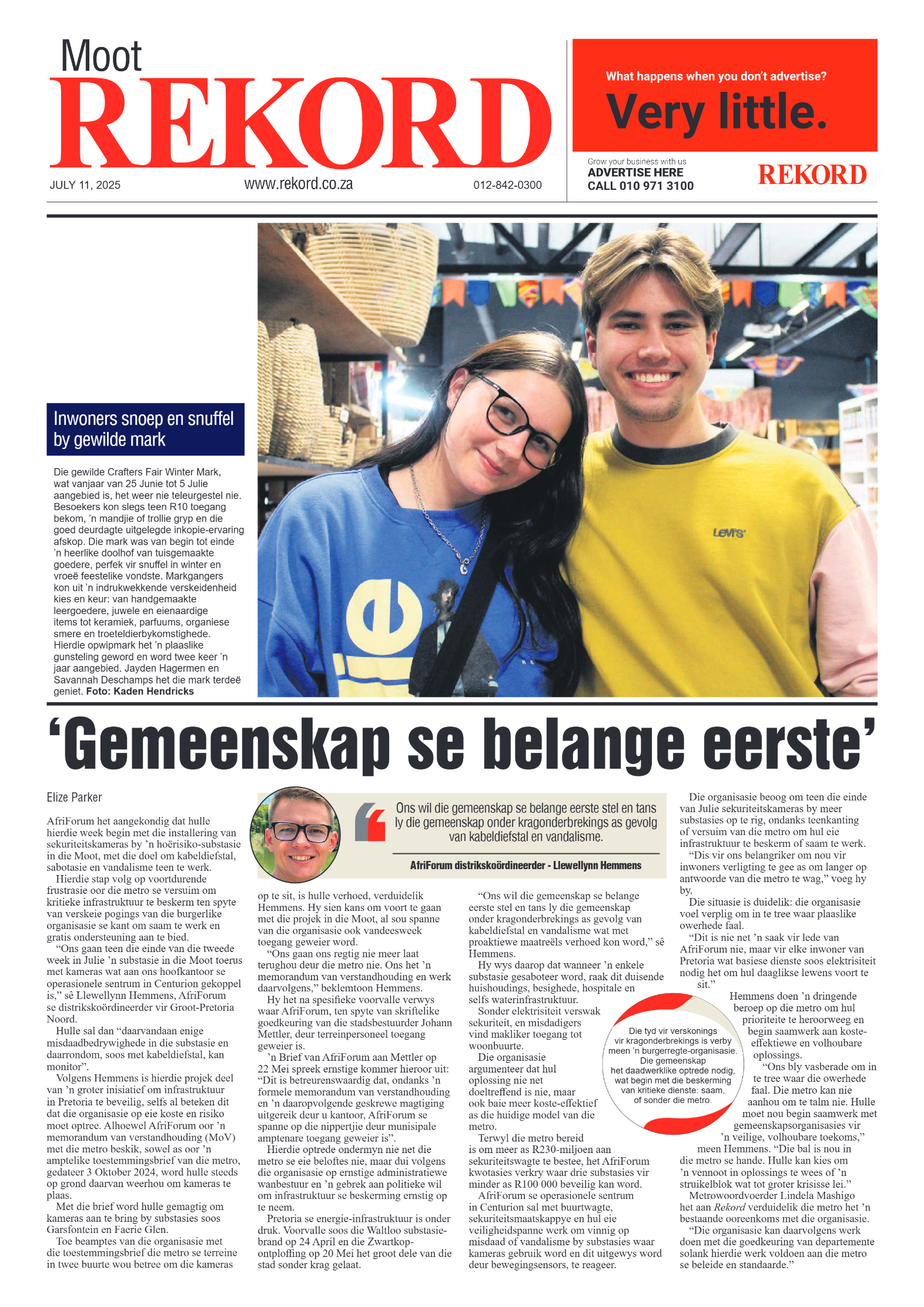 Rekord Moot 11 July 2025 page 1