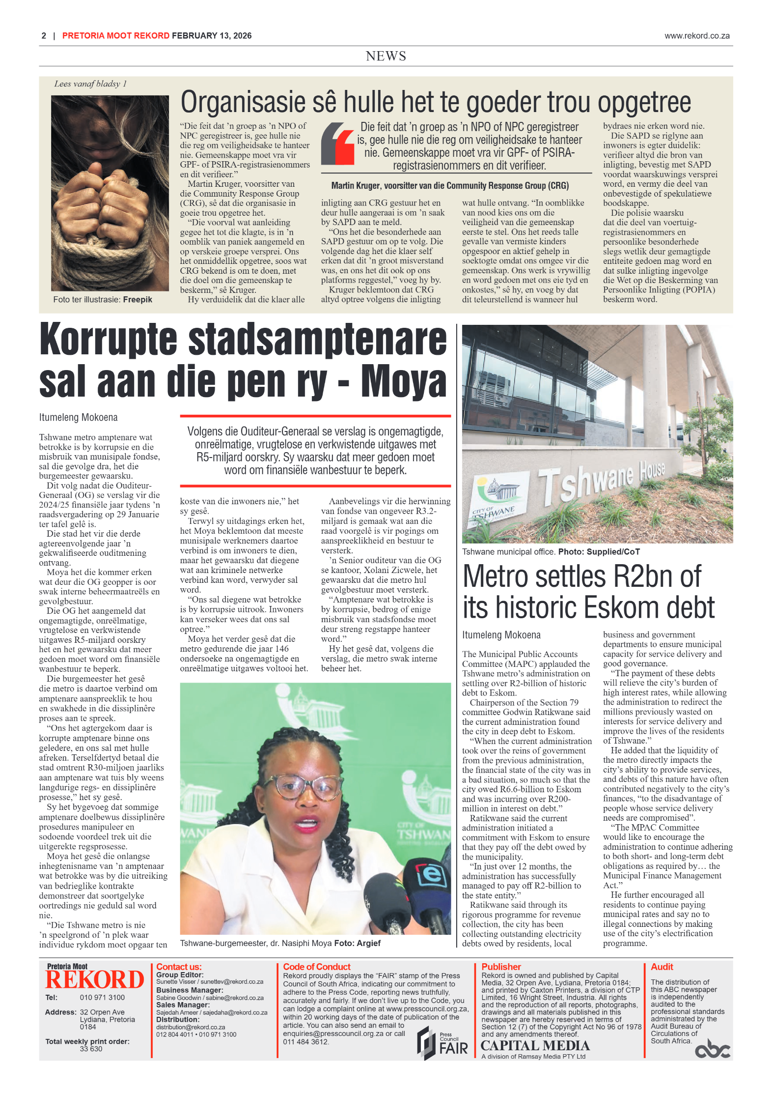 Rekord Moot 13 February 2026 page 2