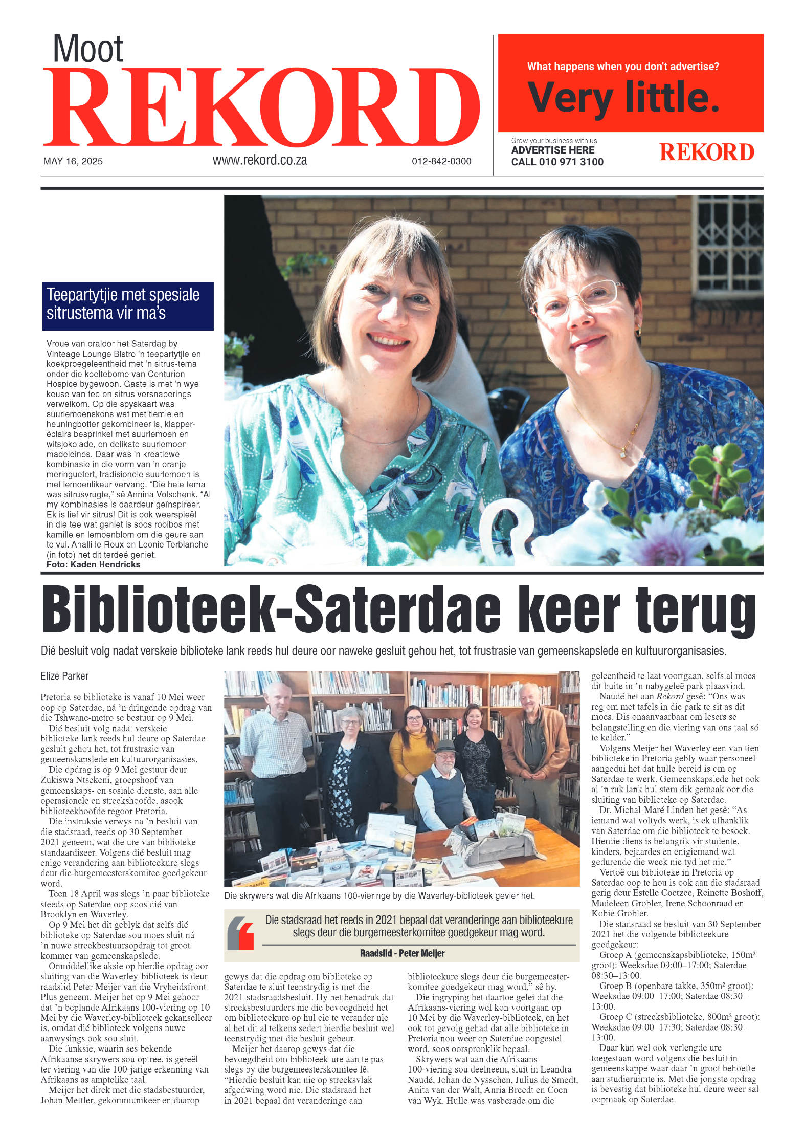 Rekord Moot 16 May 2025 page 1