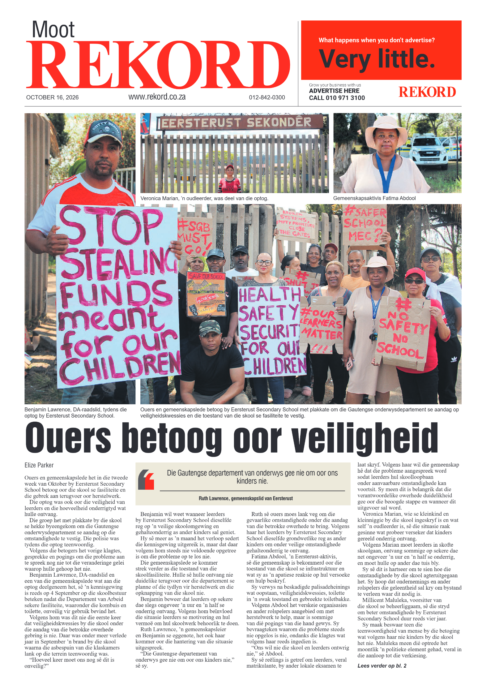 Rekord Moot – 16 October 2026 page 1