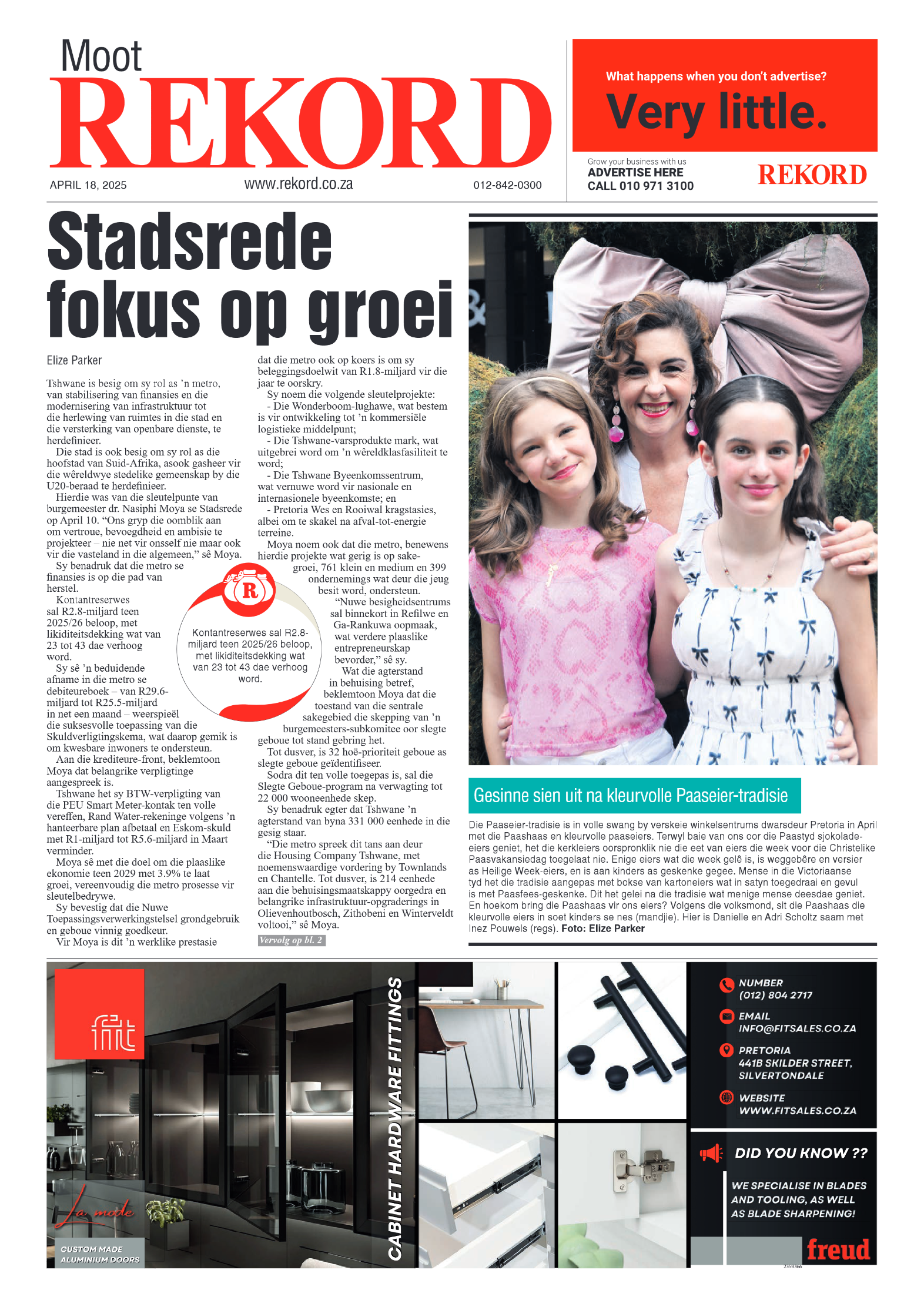 Rekord Moot 18 April 2025 page 1