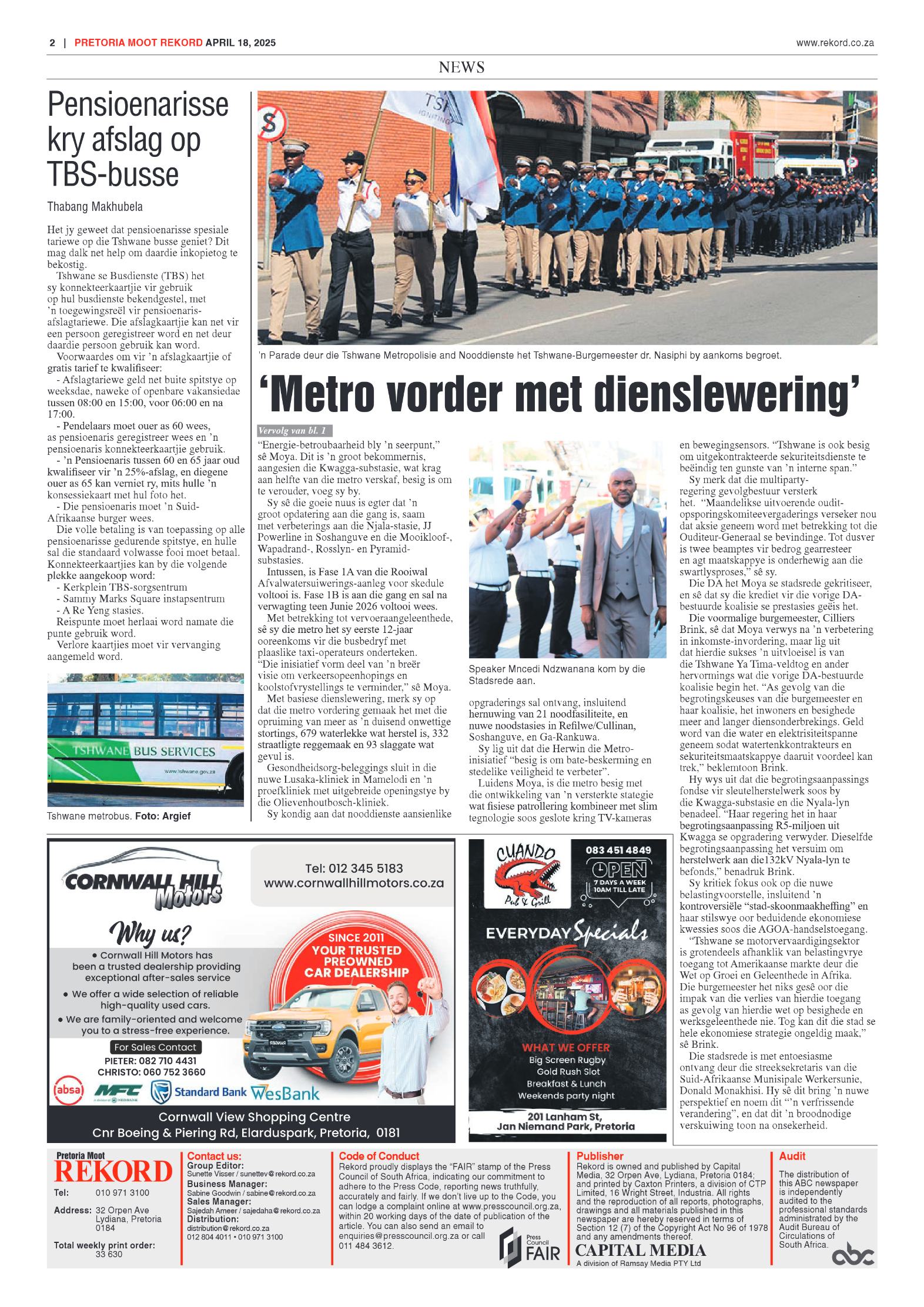 Rekord Moot 18 April 2025 page 2