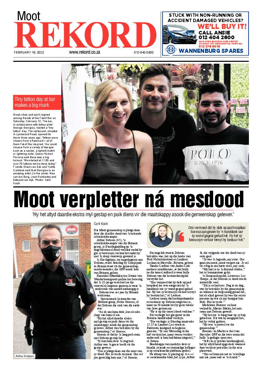 Rekord Moot 18 February 2022 page 1