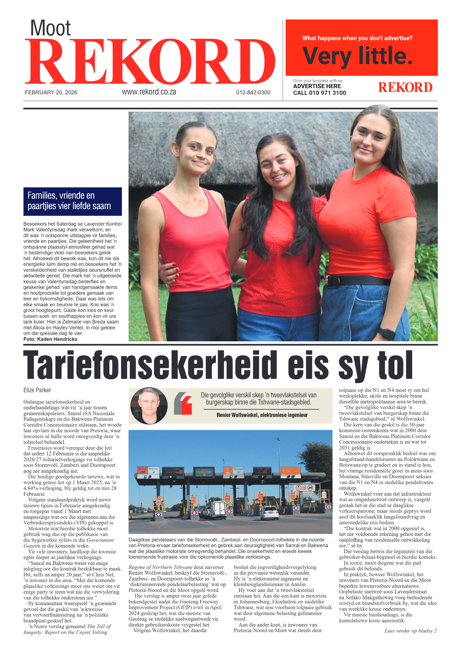 Rekord Moot 20 February 2026 page 1