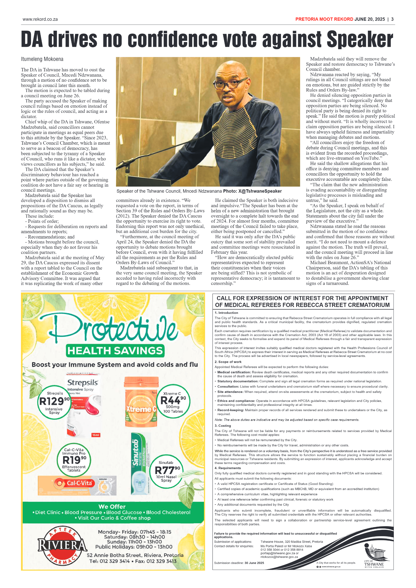 Rekord Moot 20 June 2025 page 3