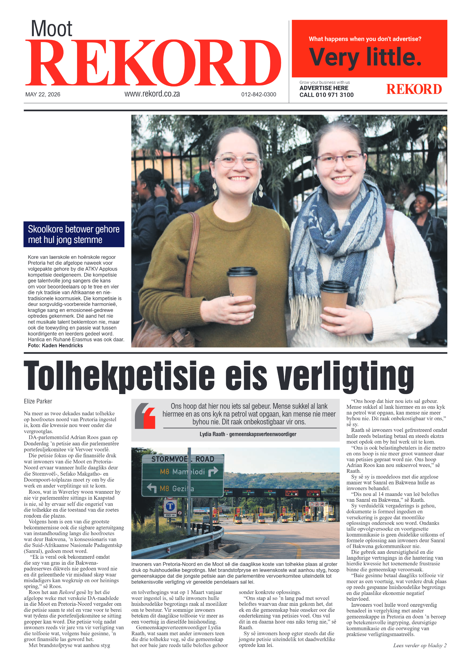 Rekord Moot 22 May 2026 page 1