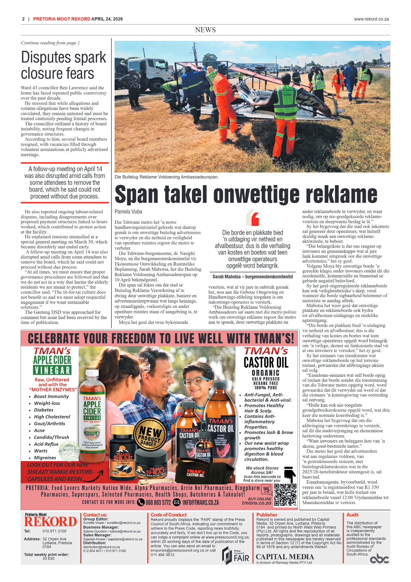 Rekord Moot 24 April 2026 page 2