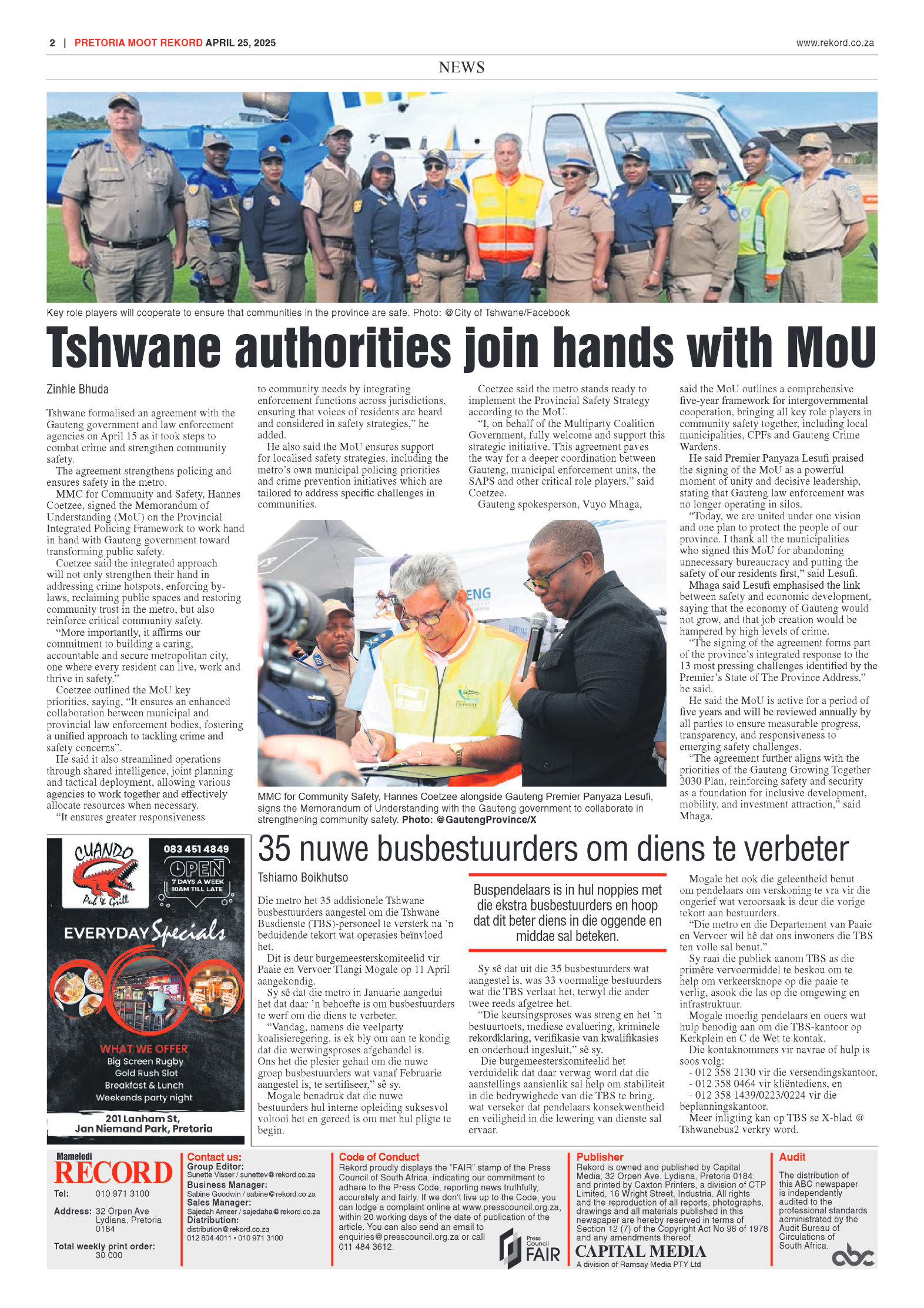 Rekord Moot 25 April 2025 page 2