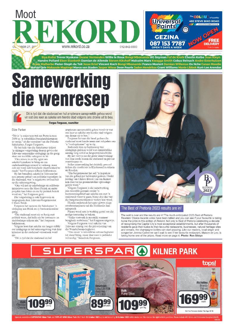 Rekord Moot 27 October 2023 page 1