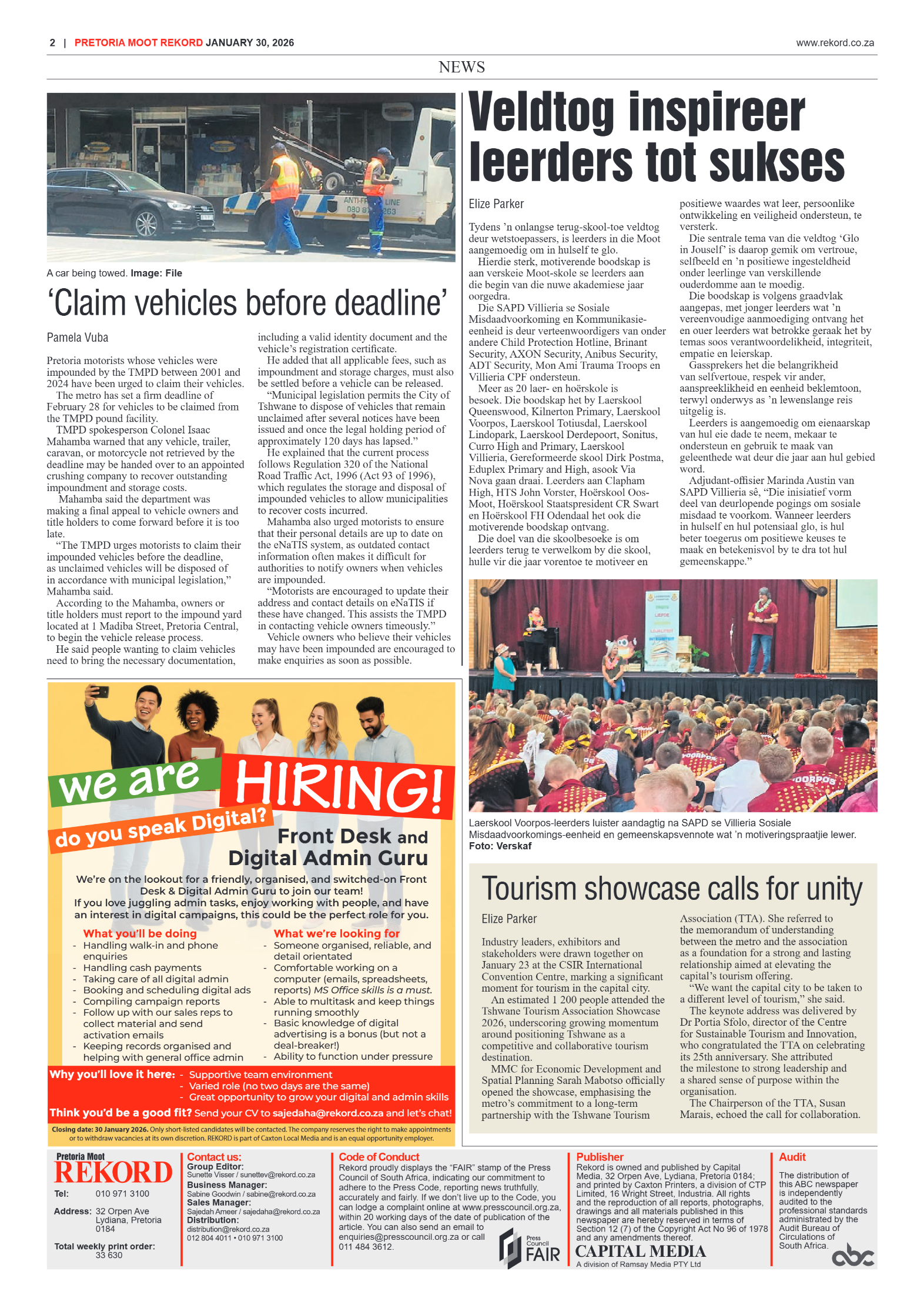 Rekord Moot 30 January 2026 page 2