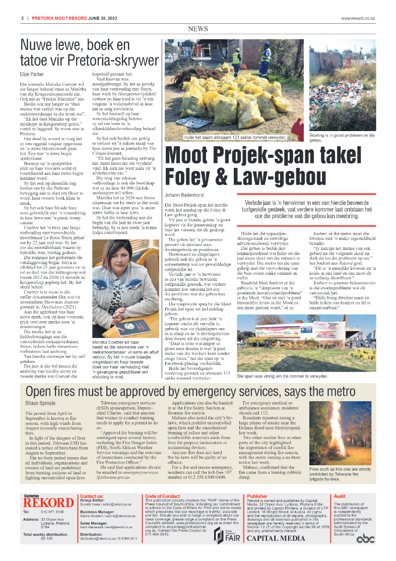 Rekord Moot 30 June 2023 page 2