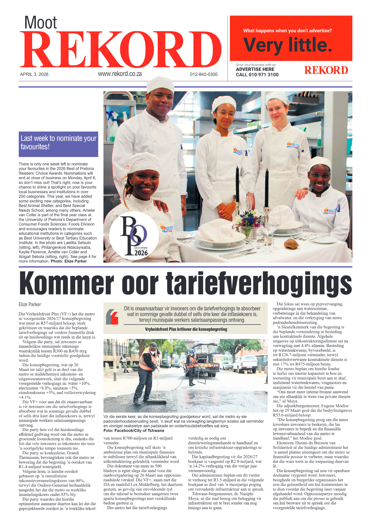 Rekord Moot 3 April 2026 page 1