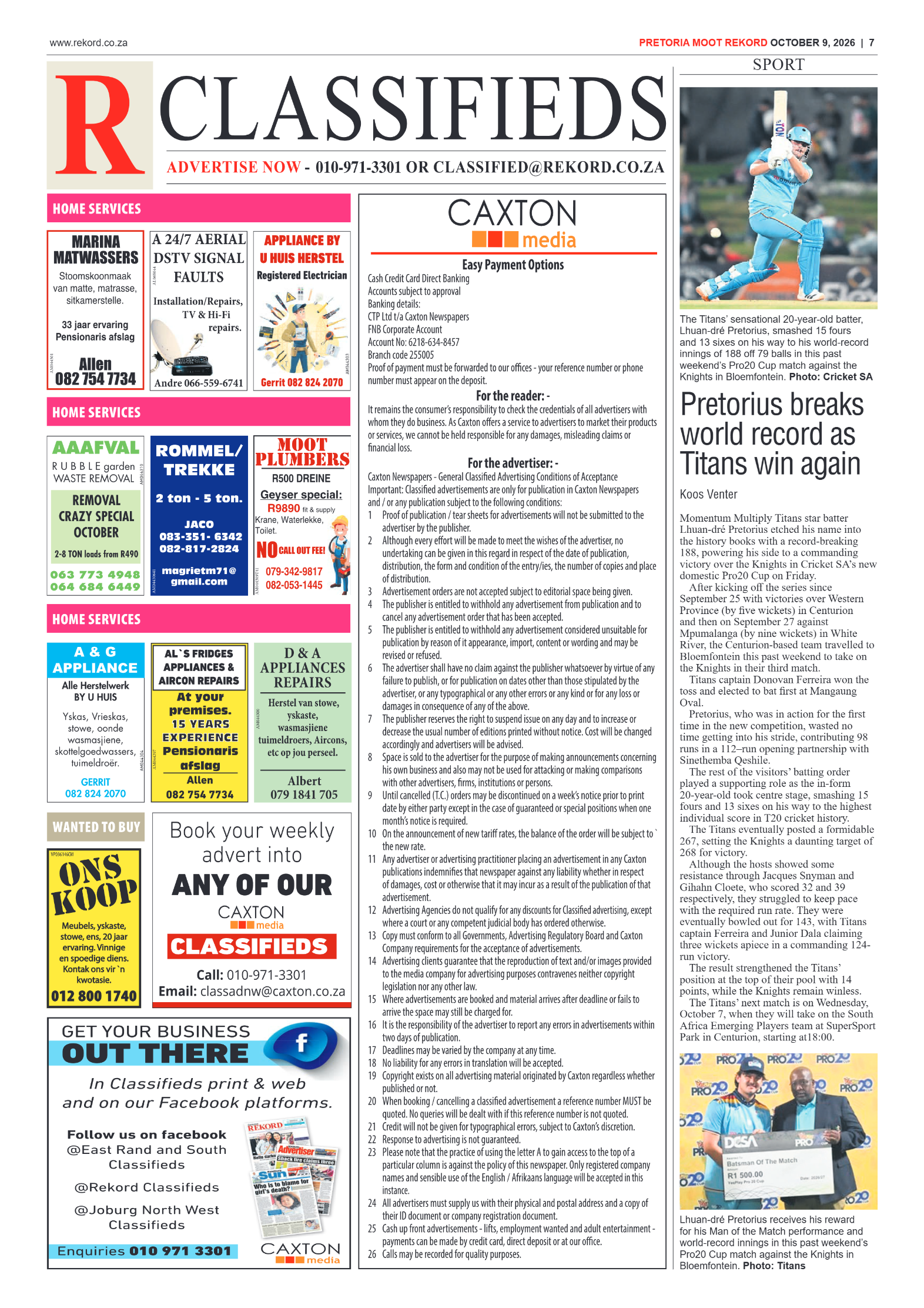 Rekord Moot – 9 October 2026 page 7