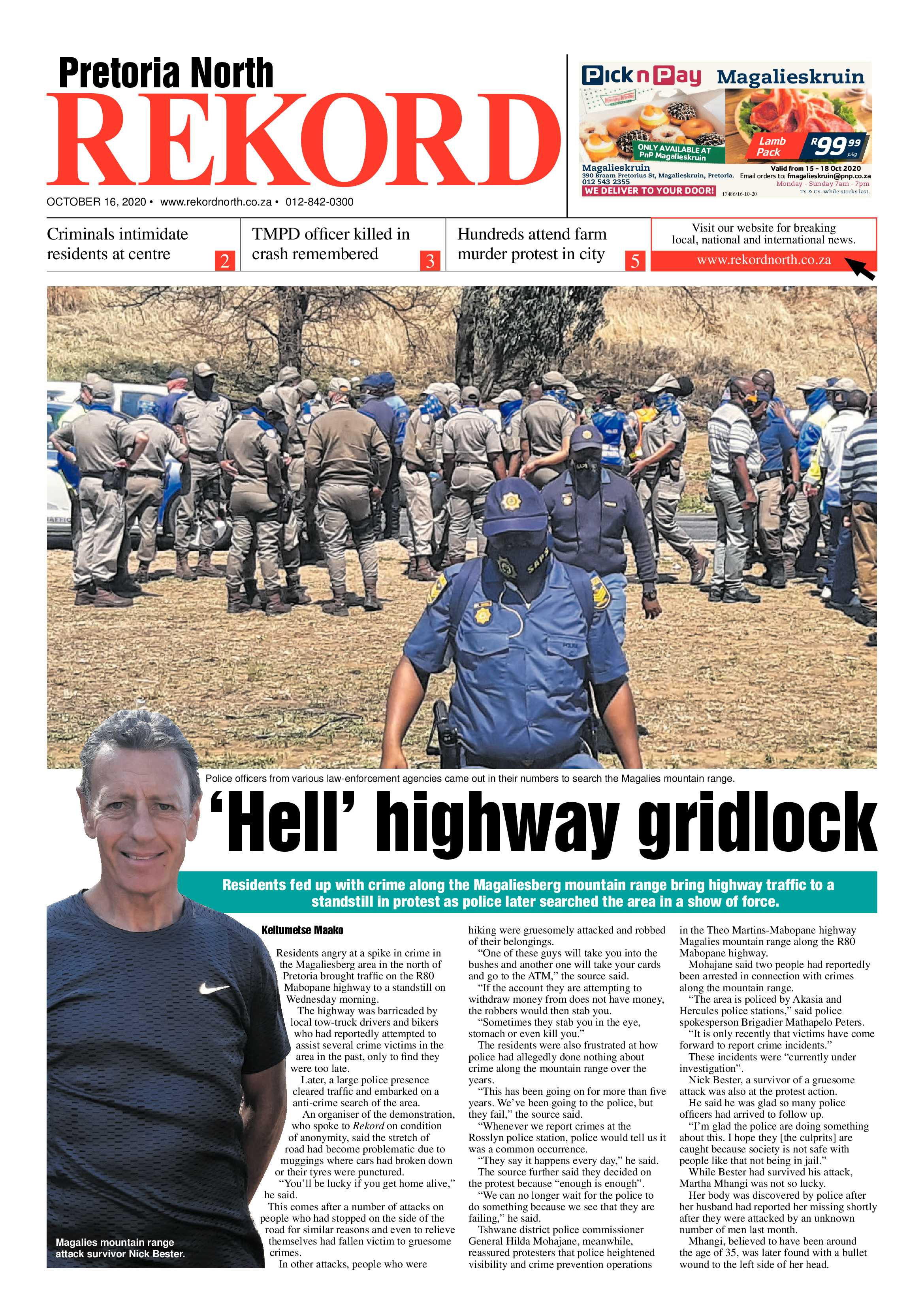 Rekord North16 October 2020 page 1