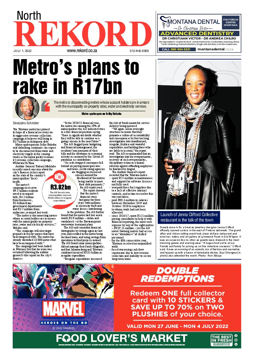Rekord North 01 July 2022 page 1