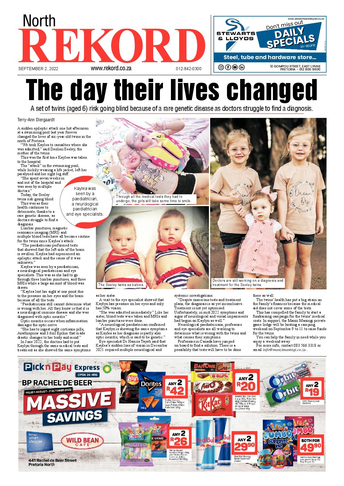 Rekord North 02 September 2022 page 1