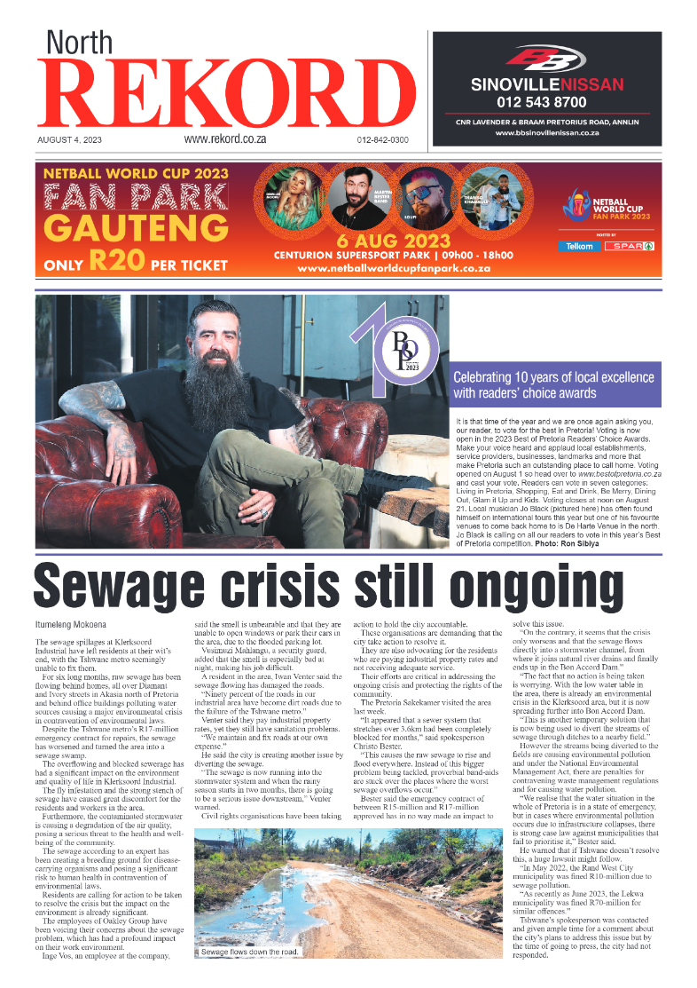Rekord North 04 August 2023 page 1