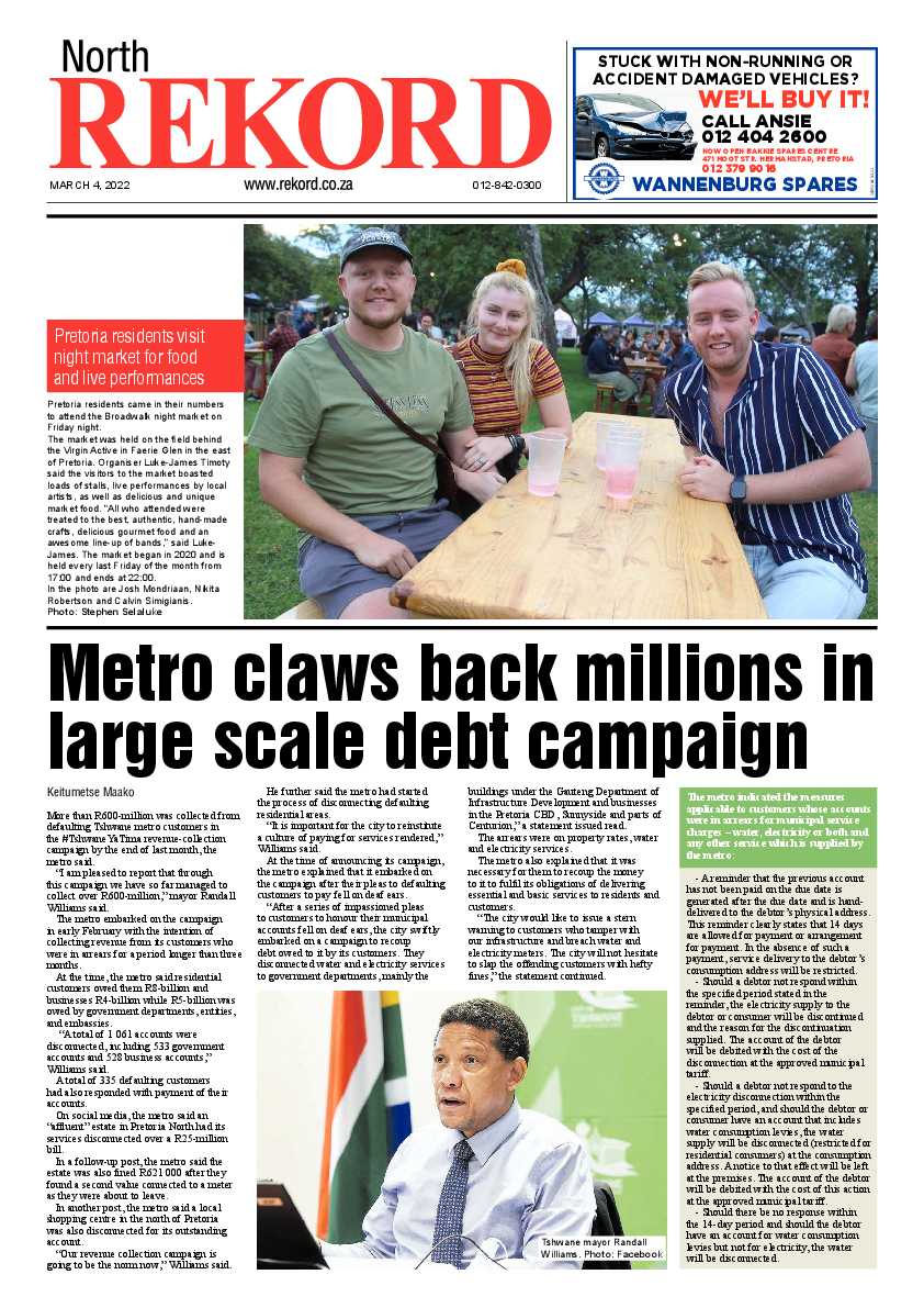 Rekord North 04 March 2022 page 1