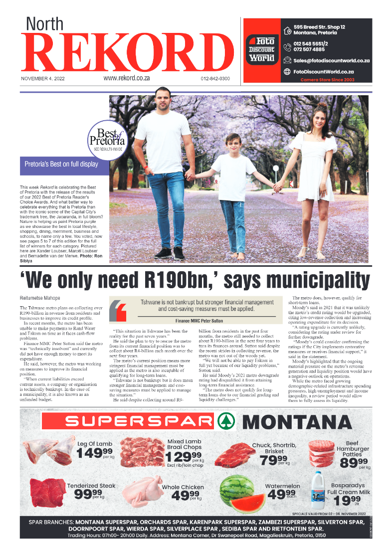 Rekord North 04 November 2022 page 1