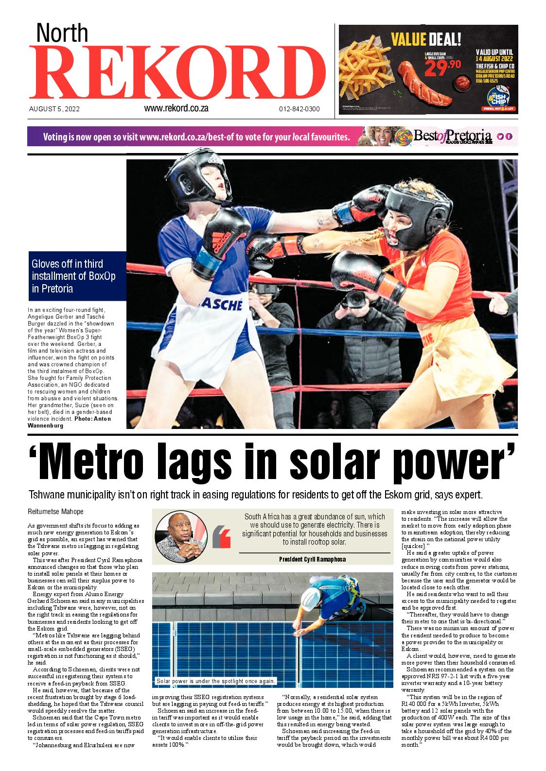 Rekord North 05 August 2022 page 1