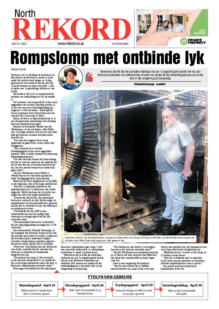 Rekord North 06 May 2022 page 1