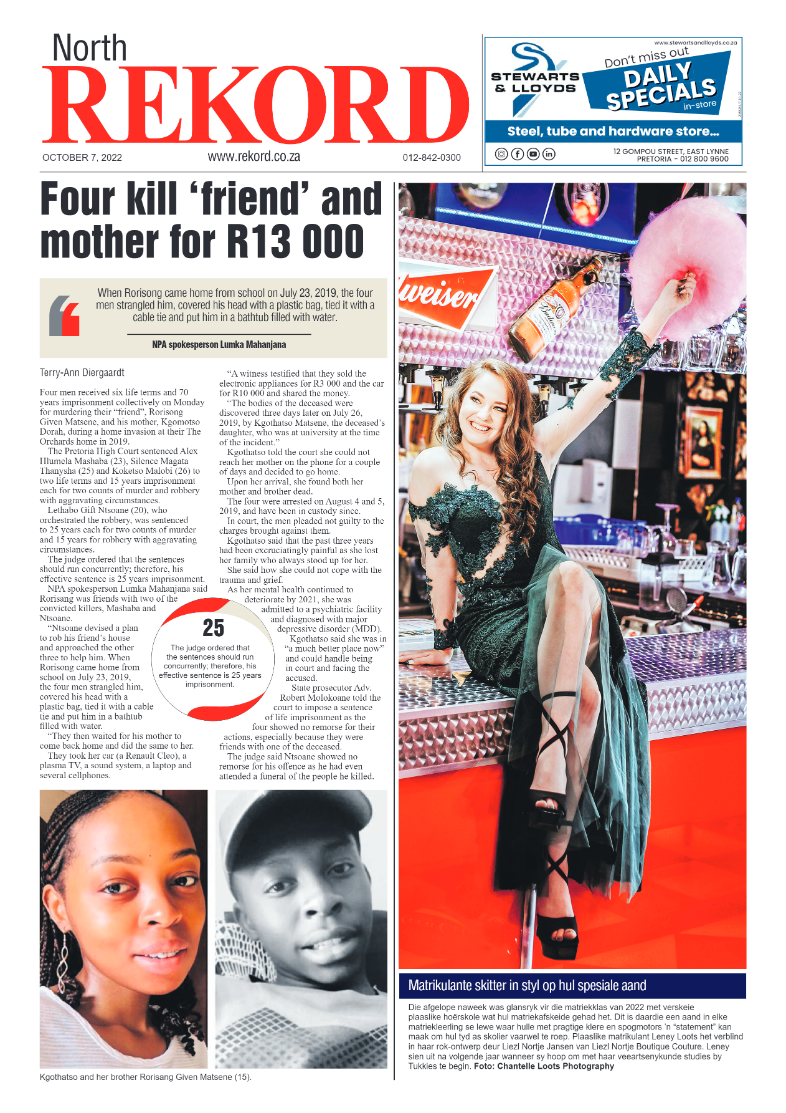 Rekord North 07 October 2022 page 1