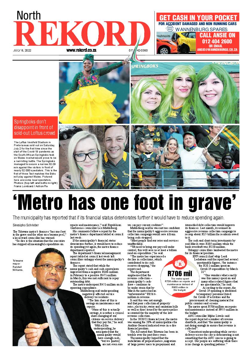 Rekord North 08 July 2022 page 1