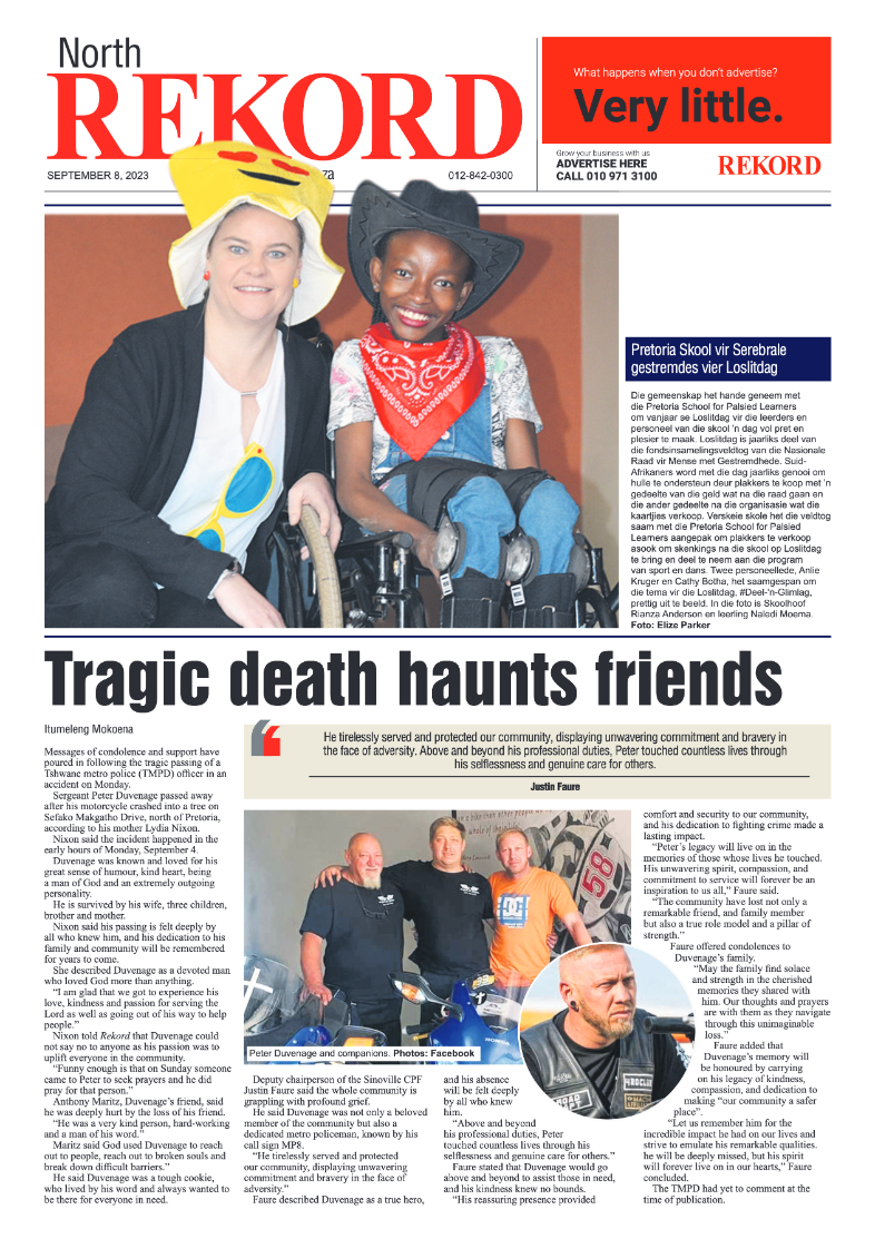 Rekord North 08 September 2023 page 1