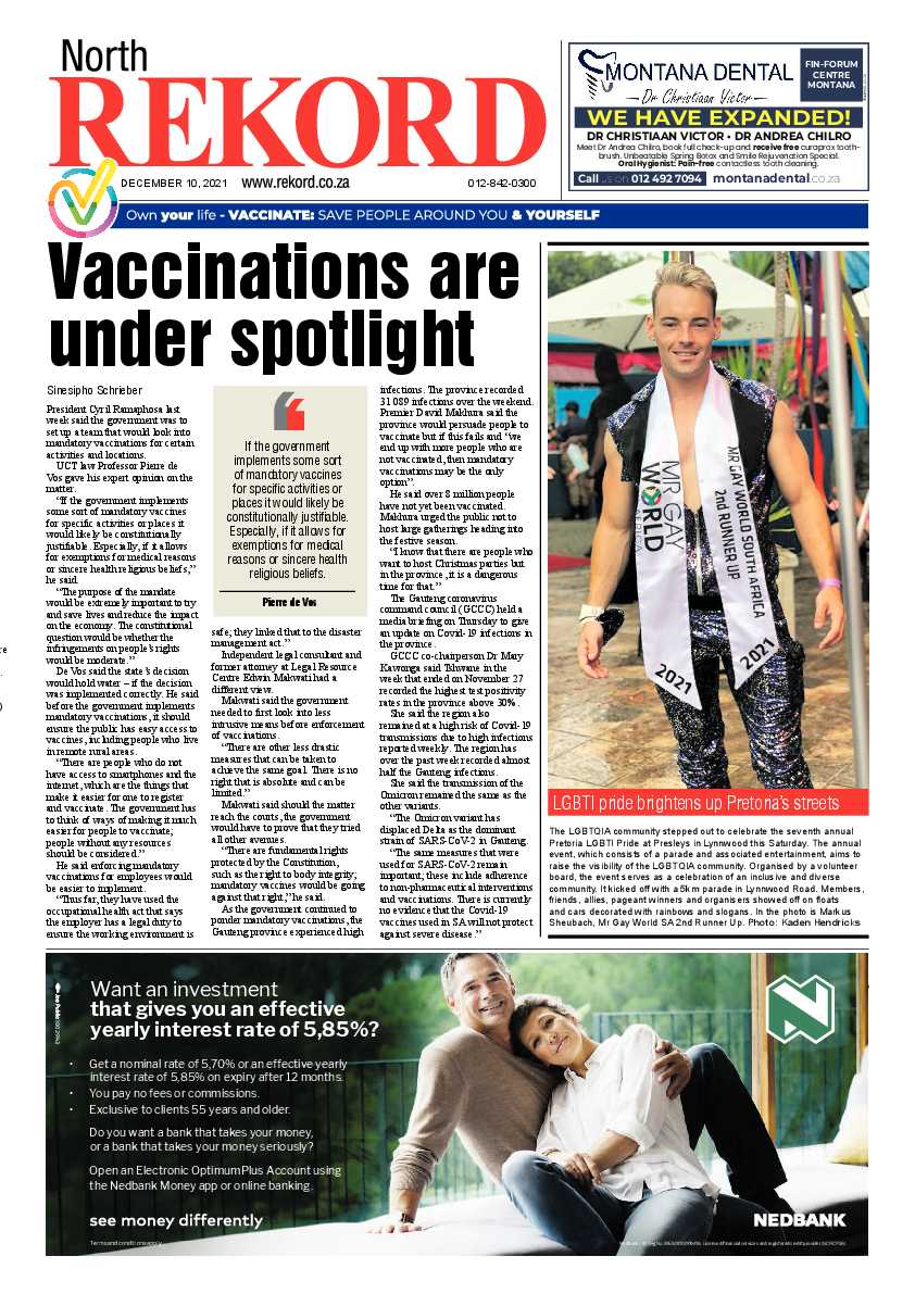 Rekord North 10 December 2021 page 1