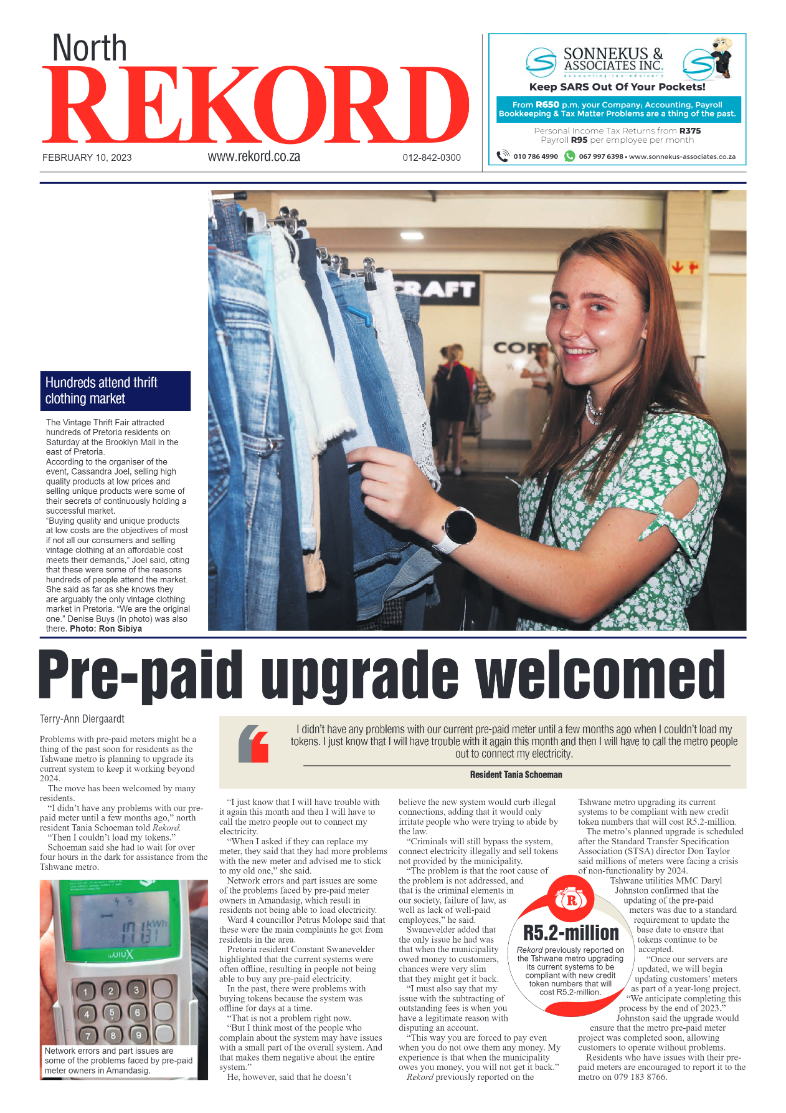 Rekord  North 10 February 2023 page 1